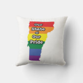 ゲイプライド州|バーモント クッション (裏面)