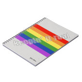 ゲイプライド手帳 ノートブック (左側)