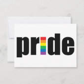 ゲイプライド招待状 招待状 (正面)