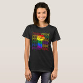 ゲイプライド拳バンプLgbt - LgbtqレズビアンLgbt Mont Tシャツ (正面フル)