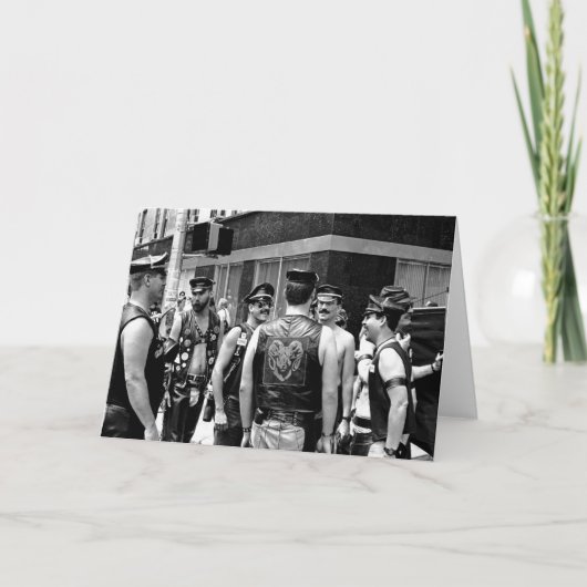 ゲイプライド日NYC。 1989年 カード (正面)