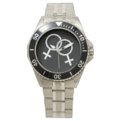 ゲイプライド時計の同性の愛の手首ギフト 腕時計 (正面)