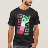 ゲイプライド最初の無性国旗のプライド月Lgbt Ab Tシャツ (正面)