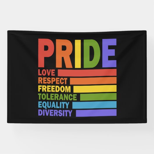 ゲイプライド月間LGBT 横断幕 (横)