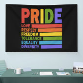ゲイプライド月間LGBT 横断幕 (トレードショー)