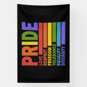 ゲイプライド月間LGBT 横断幕 (縦)