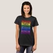 ゲイプライド月Lgbt世界は大きな問題を抱えている Tシャツ (正面フル)