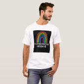 ゲイプライド物 – テスト済み前向き同性愛者 Tシャツ (正面フル)