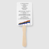 ゲイプライド結婚のファン向けプログラム ハンドファン (裏面)