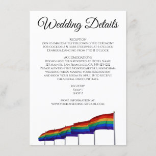 ゲイプライド結婚の詳細エンクロージャカード エンクロージャーカード