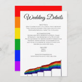 ゲイプライド結婚の詳細エンクロージャカード エンクロージャーカード (正面/裏面)