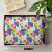 ゲイプライド足プリント 薄葉紙 (ギフト)