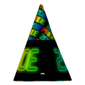 ゲイプライド2018レインボーフラッグLGBTタイポグラフィ パーティーハット (右)