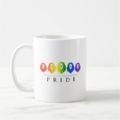 ゲイプライド・オブ・ライオンズ – LGBT コーヒーマグカップ (左)