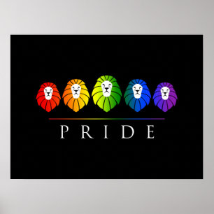 ゲイプライド・オブ・ライオンズ - LGBTQ ポスター