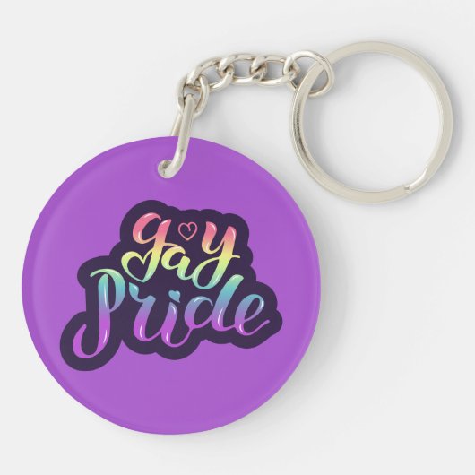 ゲイプライド キーホルダー (裏面)
