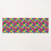 ゲイプライド·ジェンダー·ネオン·パターン ヨガマット (正面(横))