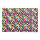 ゲイプライド·ジェンダー·ネオン·パターン 枕カバー (裏面-左)