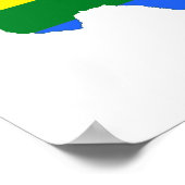 ゲイプライド |テキサス州・レインボー ポスター (角)