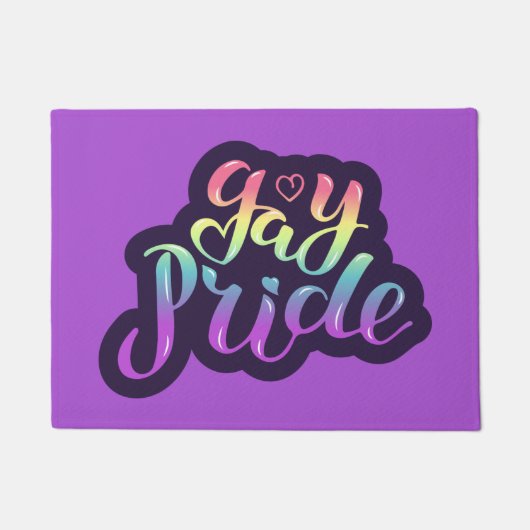 ゲイプライド ドアマット (正面)