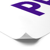 ゲイプライド |ハートとレインボー ポスター (角)