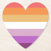 ゲイプライド ペーパーコースター (正面)