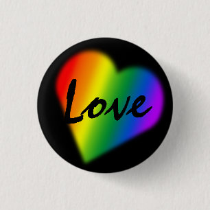 ゲイプライド・ボタン同性の虹の愛のボタン 缶バッジ