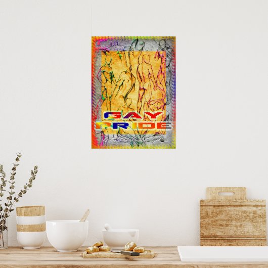 ゲイプライド ポスター (キッチン)