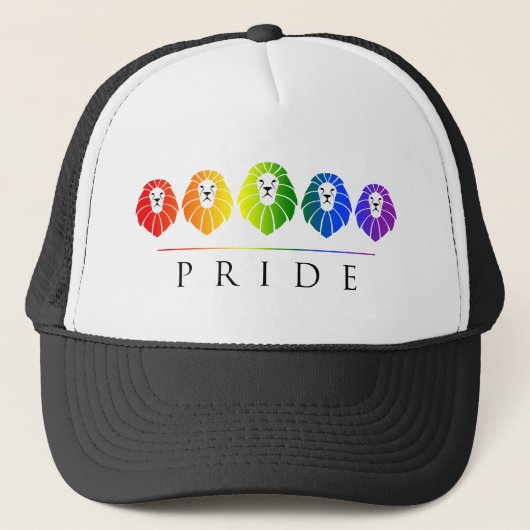 ゲイプライド・ライオン - LGBT キャップ (正面)