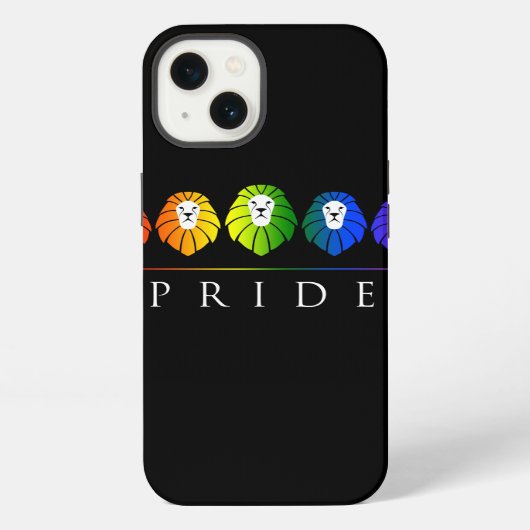ゲイプライド・ライオン - LGBT iPhoneケース (裏面)