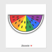 ゲイプライド |レインボースイカ シール (シート)