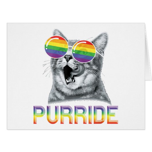 ゲイプライド レインボー サングラス  LGBTQ  ねこ (正面横)