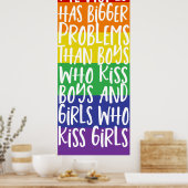 ゲイプライド・レインボー・ワールドが大きな問題 ポスター (キッチン)