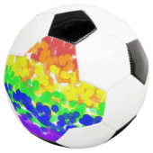 ゲイプライド《写真》ぼけ味国旗のネックレス サッカーボール (3/4)