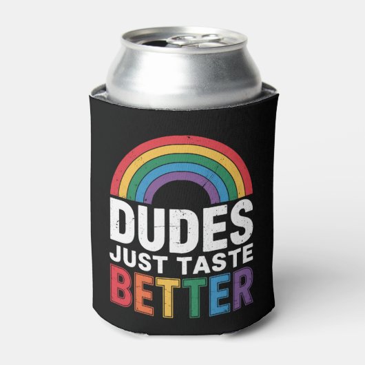 ゲイプライド LGBTQ おもしろギフト 缶クーラー (缶正面)