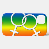 ゲイプライドiPadケース同性ラブタブレットケース Case-Mate iPhoneケース (裏面 (横))