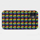ゲイプライドiPhoneケースレインボーラブケース Case-Mate iPhoneケース (裏面(横))