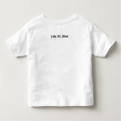 ゲイプライドLBGTQIAレインボー1 トドラーTシャツ (裏面)