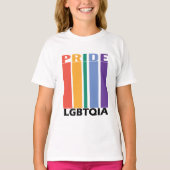 ゲイプライドLBGTQIAレインボー1 Tシャツ (正面)