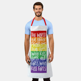 ゲイプライドLGBTの世界は大きな問題を抱えている エプロン