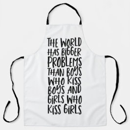 ゲイプライドLGBTの世界は大きな問題を抱えている エプロン