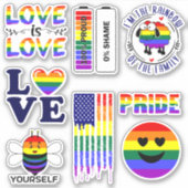 ゲイプライドLGBTビーガン シール (正面)