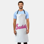 ゲイプライドLGBTピンクベアゲイダディ エプロン (着用した状態)