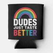 ゲイプライドLGBTQギフトより良いおもしろい味をダデス 缶クーラー (正面)