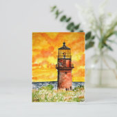 ゲイヘッドライトハウスマルタスヴィンヤードハガキ ポストカード (スタンド正面)