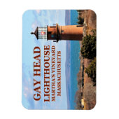 ゲイヘッドライトハウスマーサズヴィネヤードMA マグネット (縦)