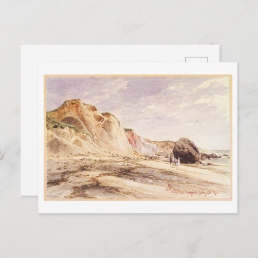 ゲイヘッド、マーサのヴィネヤードヴィンテージ絵画 ポストカード (正面/裏面)