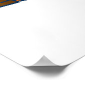 ゲイベアシャツとクマプライドフラグすごいベアゲイ ポスター (角)