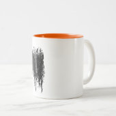 ゲイベアプライドグランジ抽象芸術プライド色 ツートーンマグカップ (正面右)