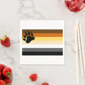 ゲイベアプライドフラグ スタンダードカクテルナプキン (インサイチュ)